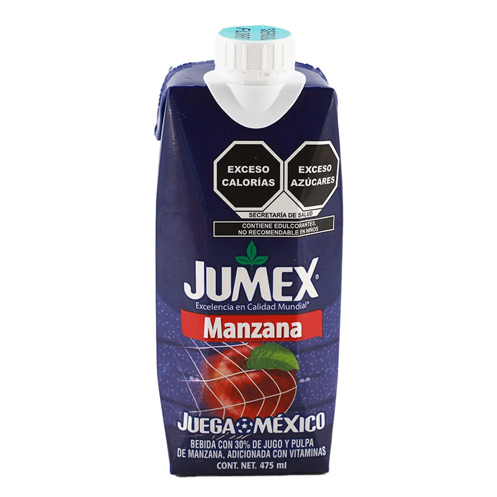BEBIDA DE SABOR MANZANA JUMEX 475 MILILI