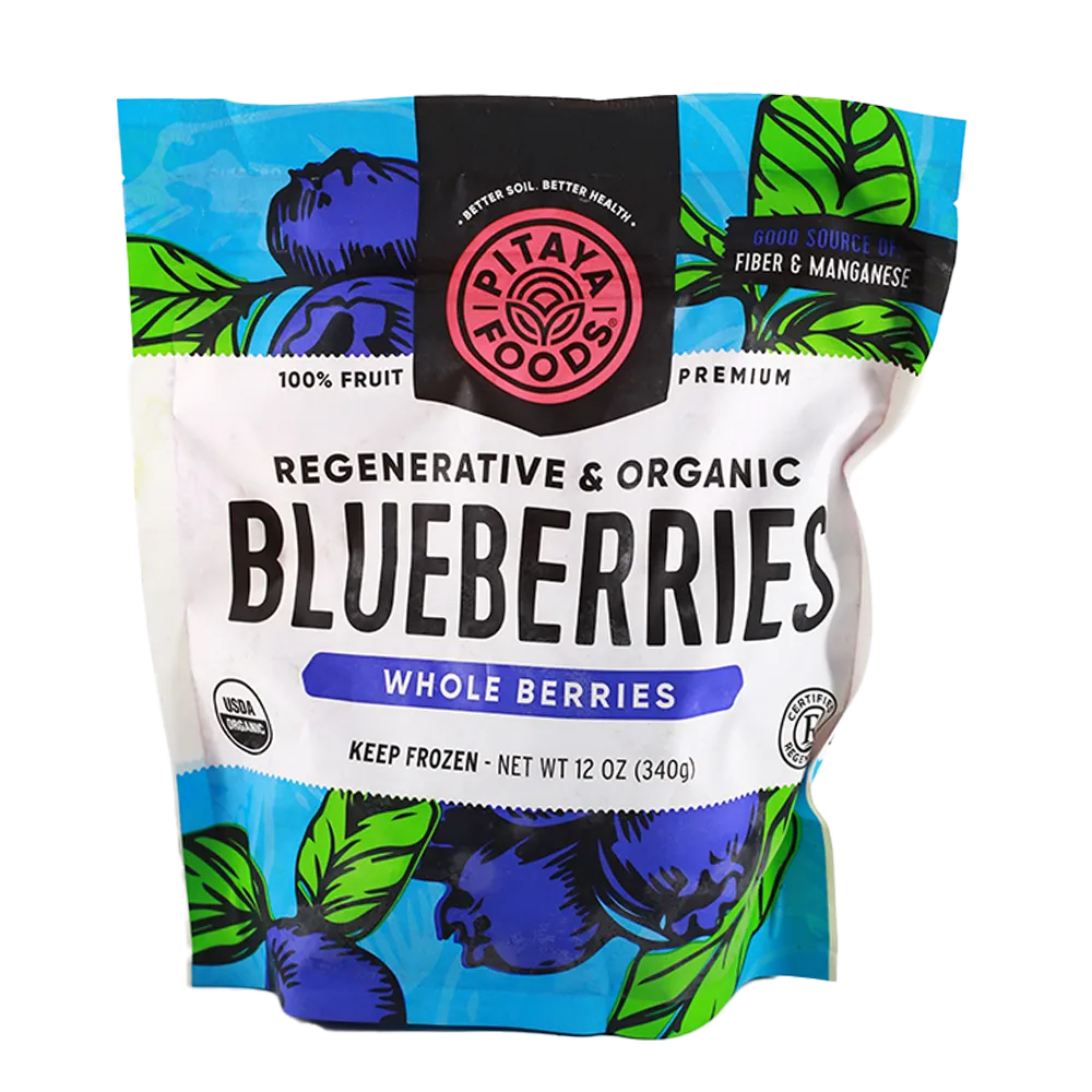 BLUEBERRIES ORGANICAS PITAYA FOODS 340 GRAMOS