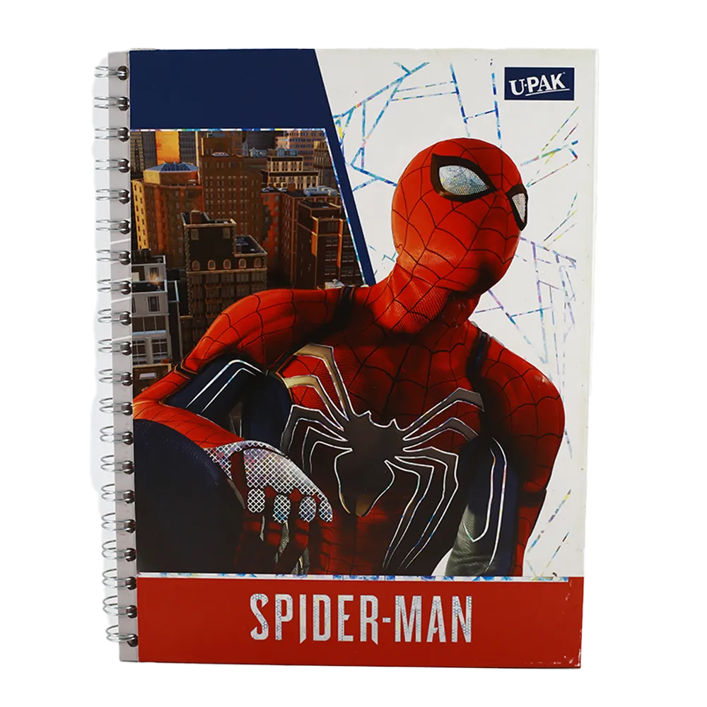 CUADERNO SAMURAI SPIDERMAN CITY U-PAK 1 PIEZA