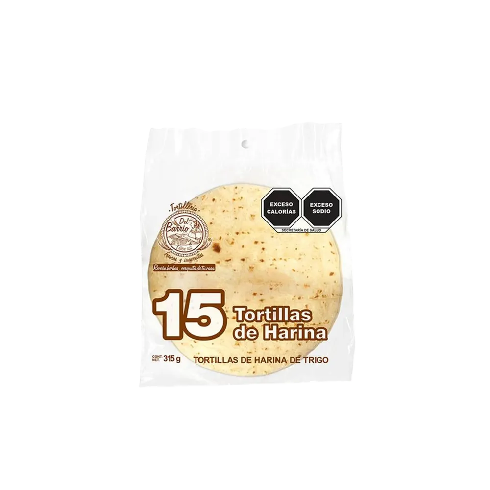 TORTILLA DE TRIGO DEL BARRIO 315 GRAMOS