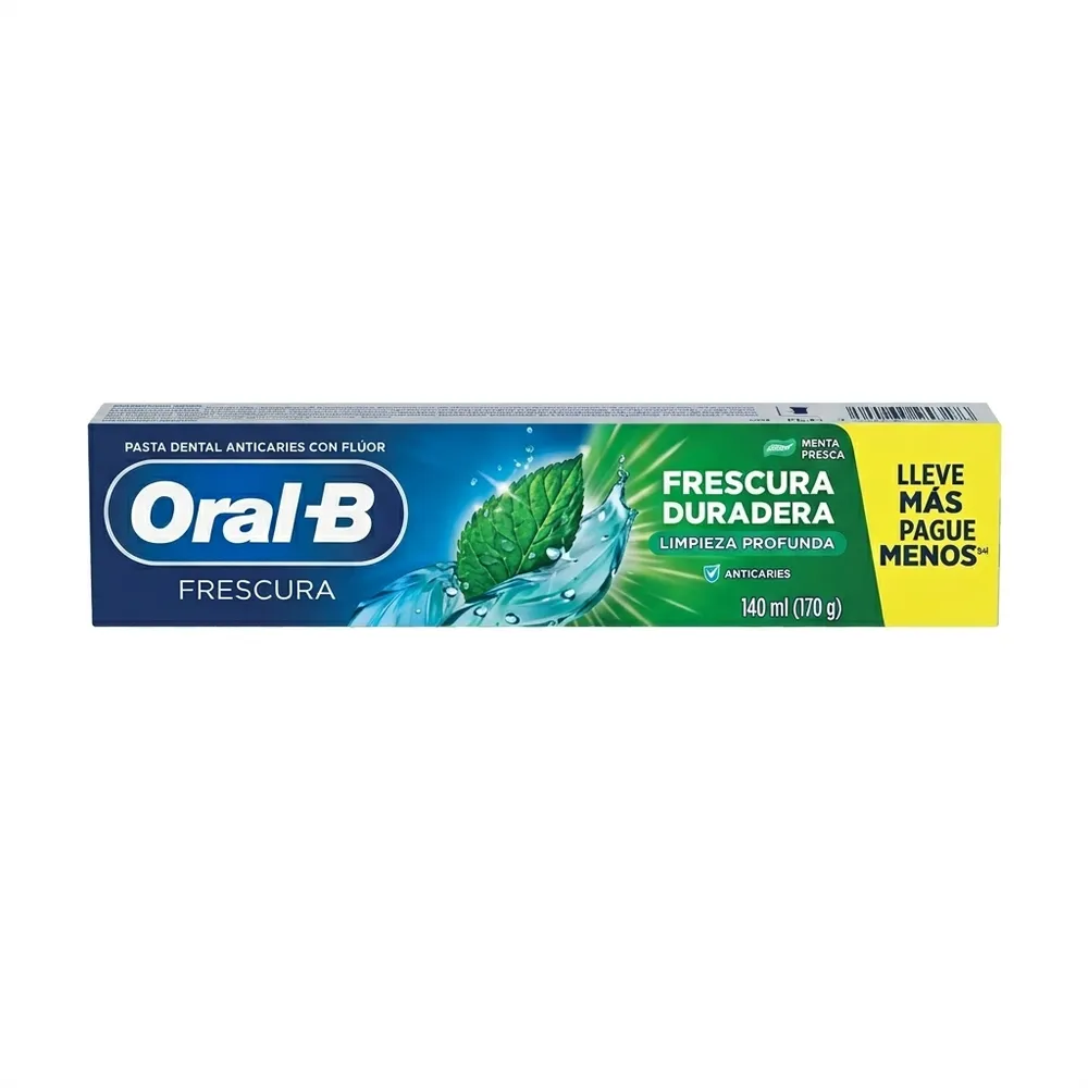 CREMA DENTAL FRESCURA DURADERA ORAL B 140 MILILI