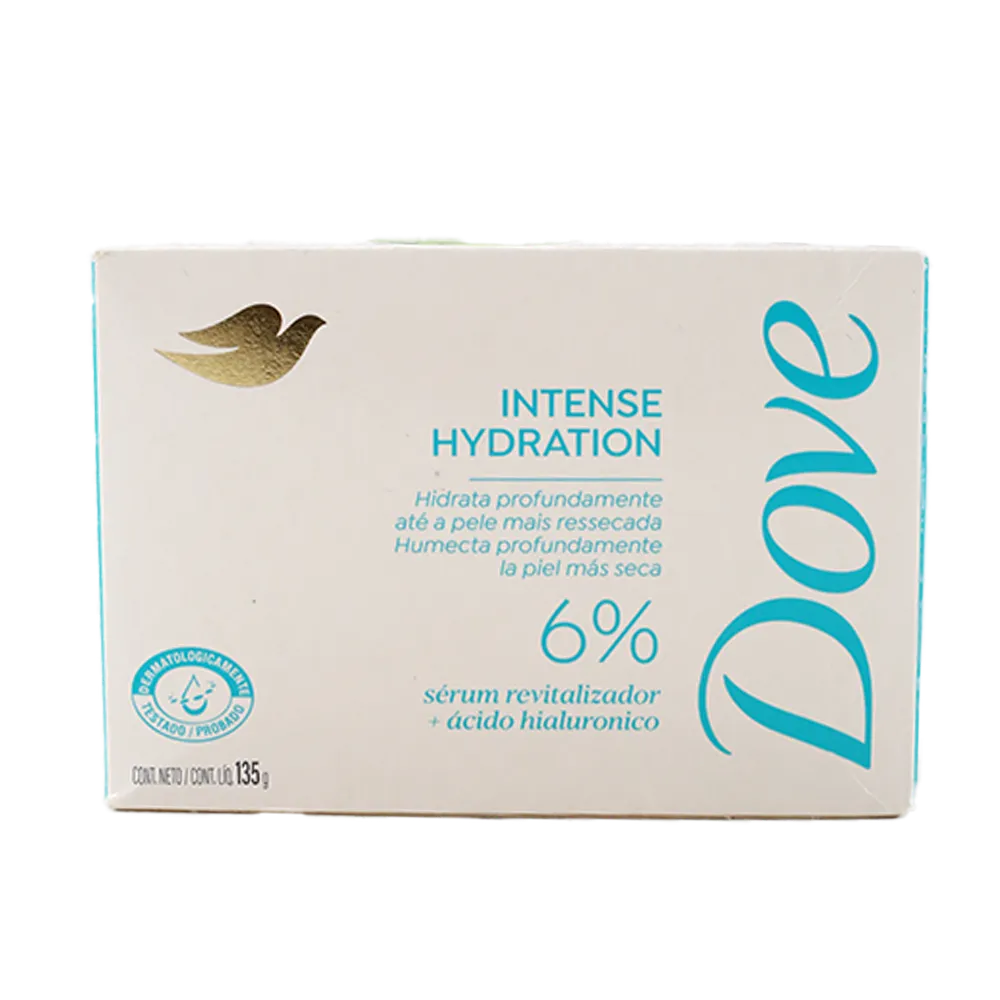 JABON EN BARRA INTENSE HYDRATATION DOVE 135 GRAMOS