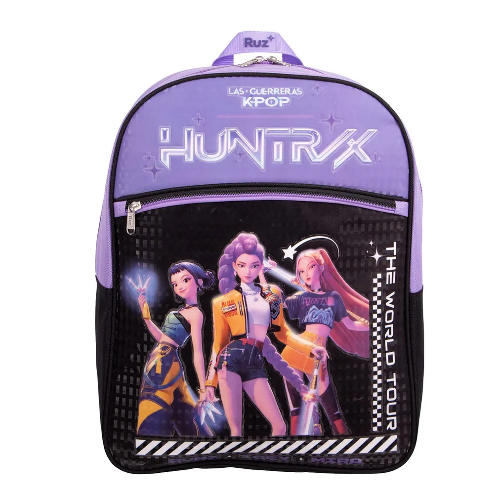 MOCHILA PRIMARIA INFANTIL KPOP DEMON HUNTER RUZ 1 PIEZA