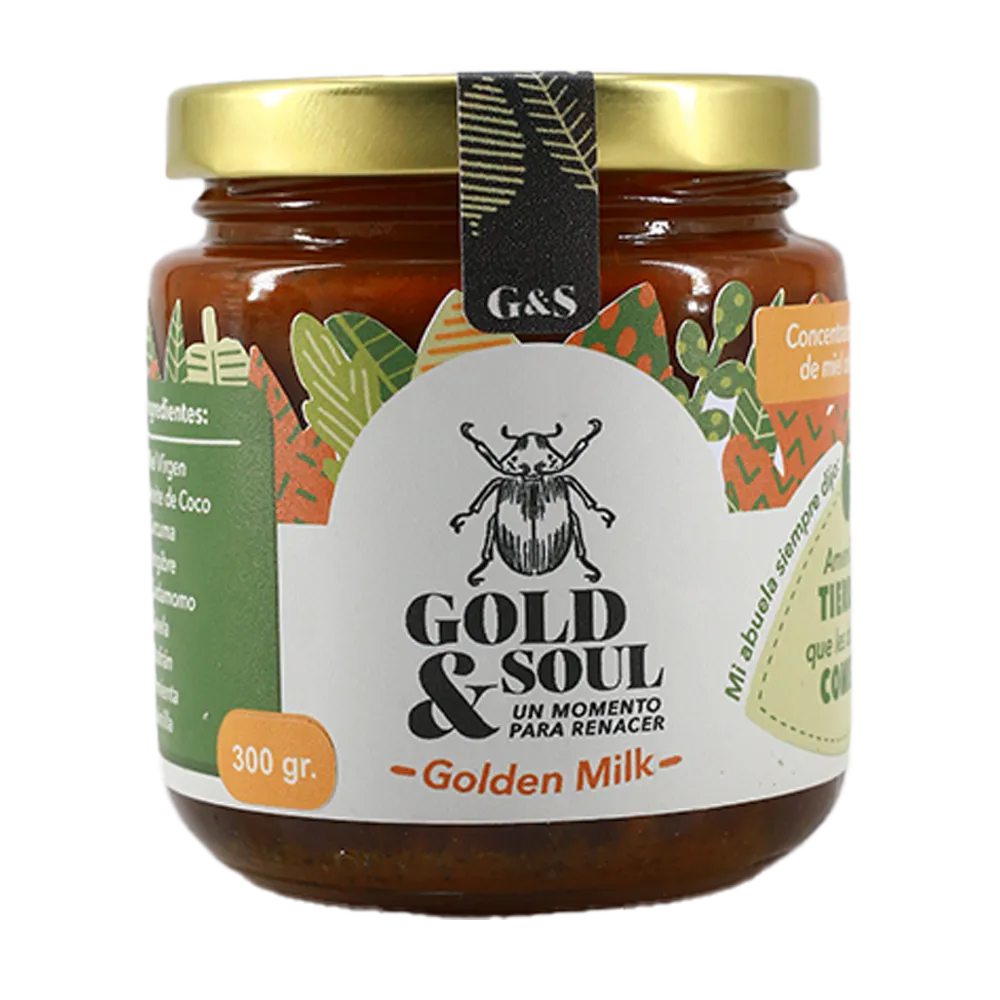 CONCENTRADO DE LECHE DORADA GOLD & SOUL 300 GRAMOS