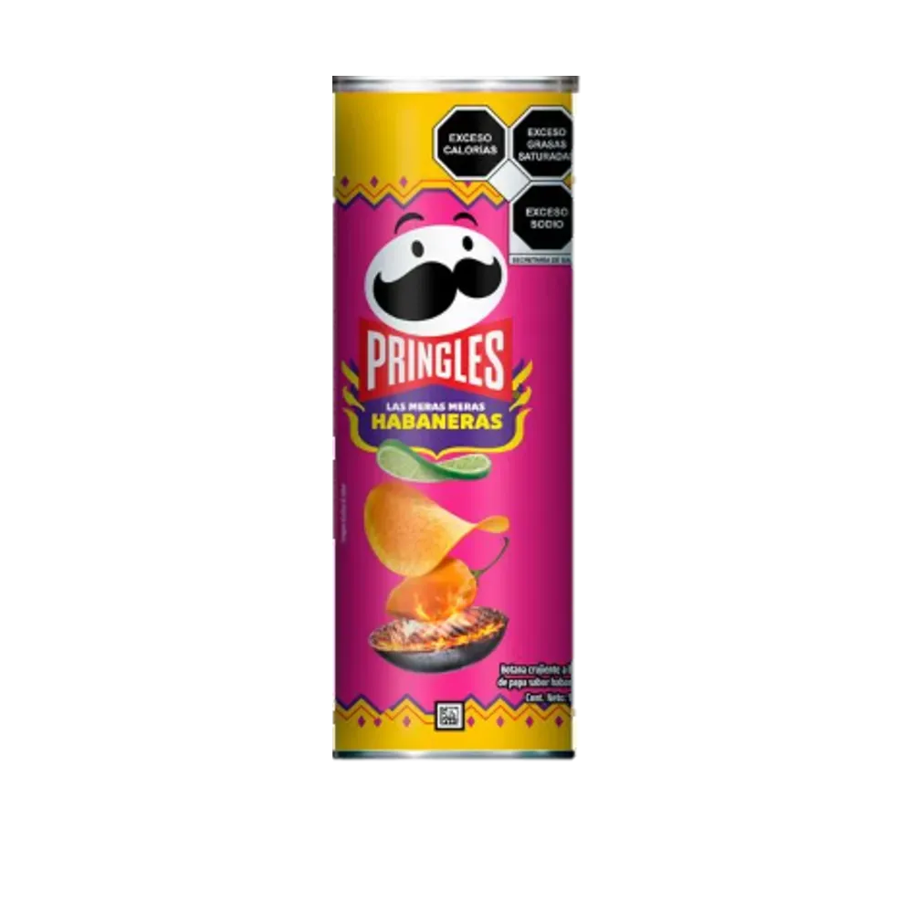 PAPAS HABANERO PRINGLES 141 GRAMOS