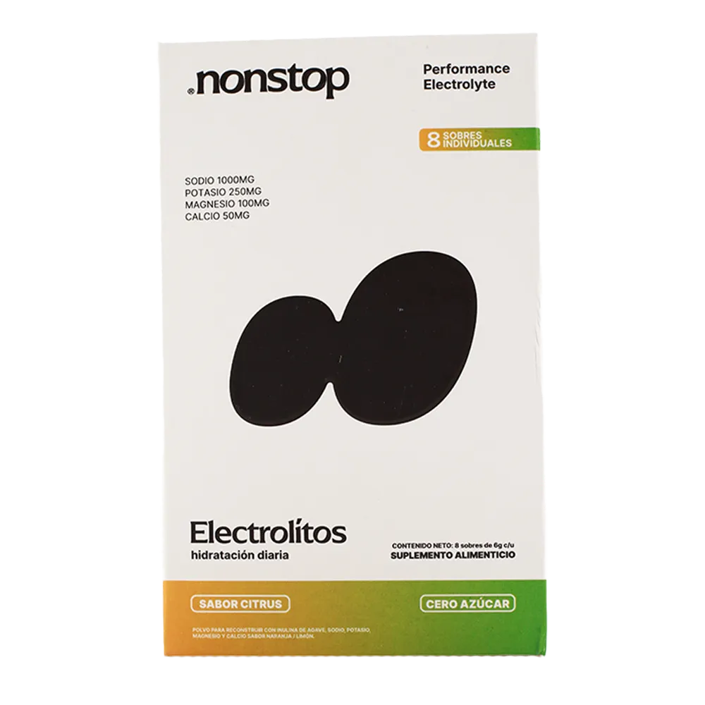 BEBIDA REHIDRATANTE EN POLVO 8 PACK CITRUS NONSTOP 6 GRAMOS