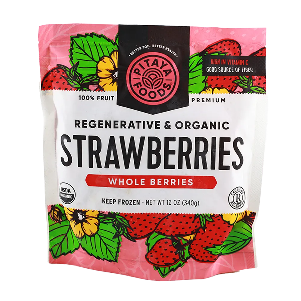 STRAWBERRIES ORGANICAS PITAYA FOODS 340 GRAMOS