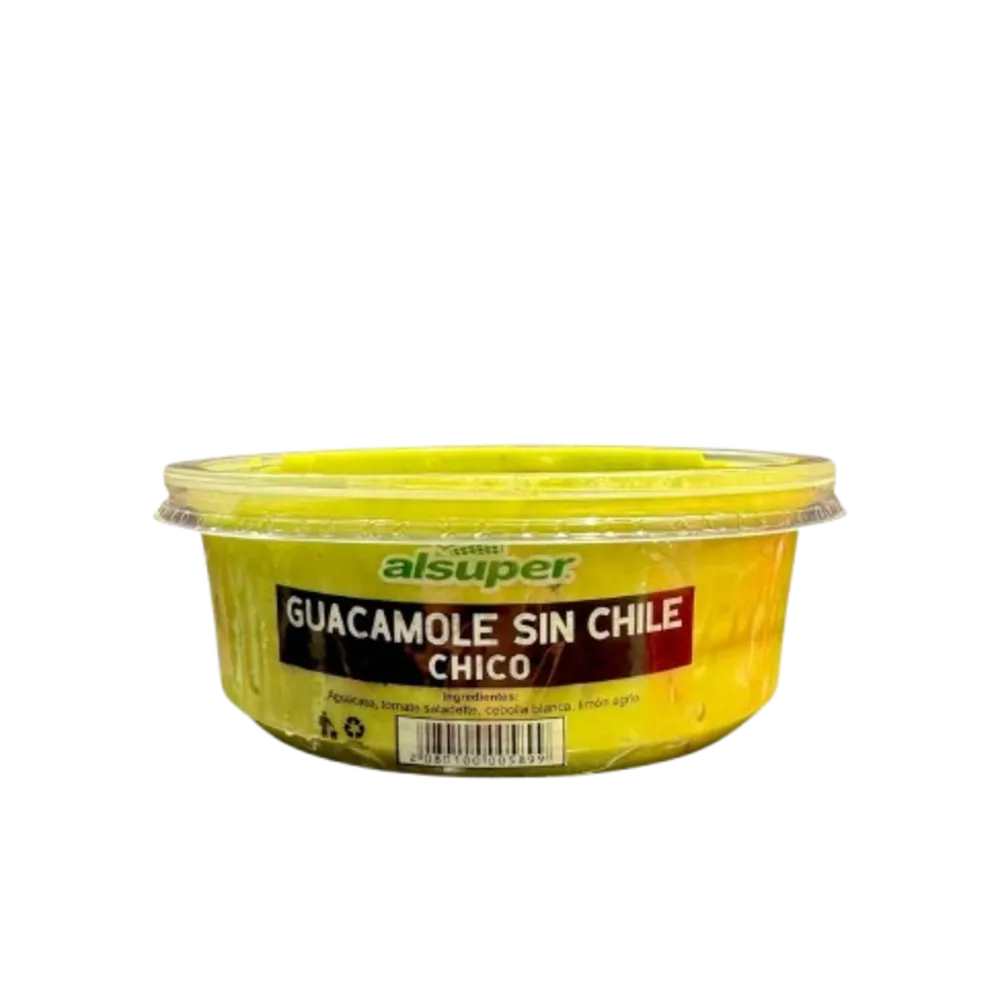 Guacamole Sin Chile chico Alsuper Pza