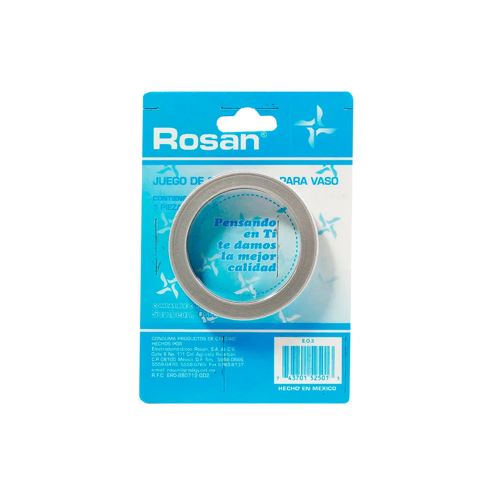 Empaque Para Licuadora Oster Rosan 1 Pieza