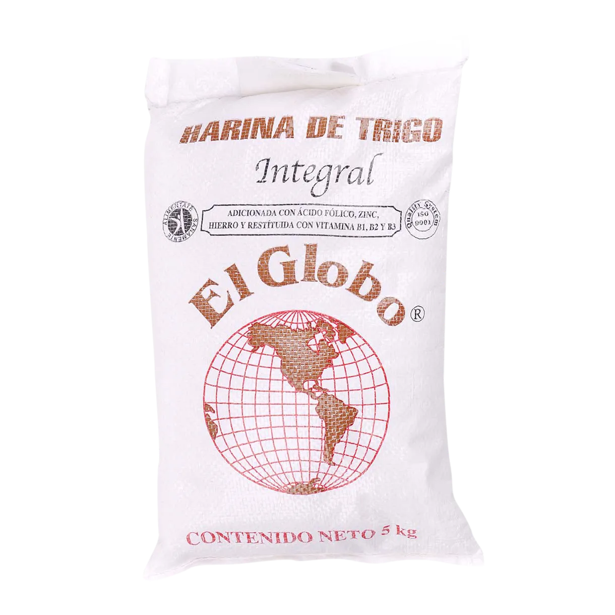 Harina De Trigo integral extrafina El Globo 5 kg
