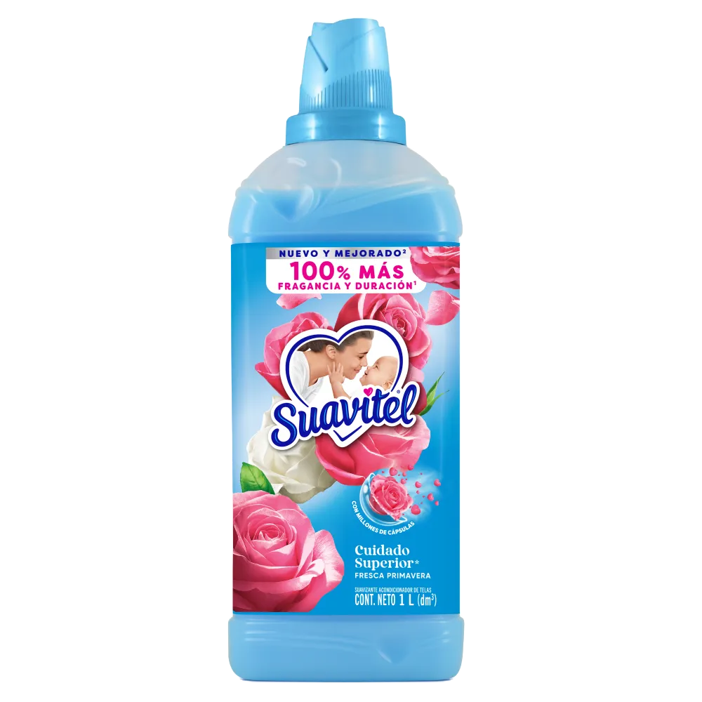 SUAVIZANTE CUIDADO SUPERIOR PRIMAVERA SUAVITEL 1 LITRO