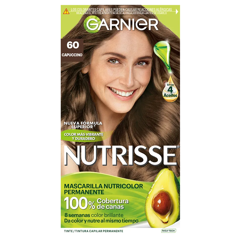 Tinte Tono 60 Capuccino Nutrisse 1 Pza
