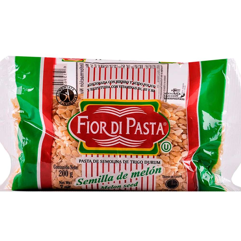 Pasta Para Sopa Semilla De Melon Fior Di Pasta 200 g