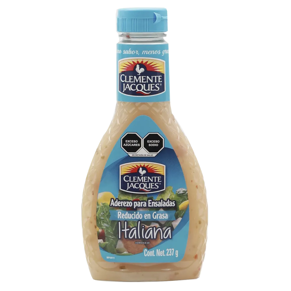 Aderezo Para Ensalada Light Italiana Clemente Jaques 237 Gr