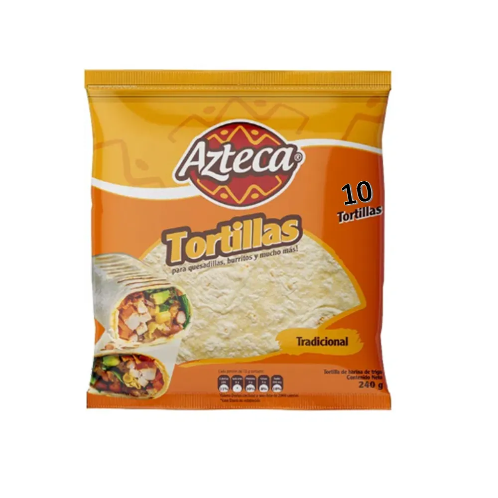 Tortillas De Harina Azteca 10 Pza
