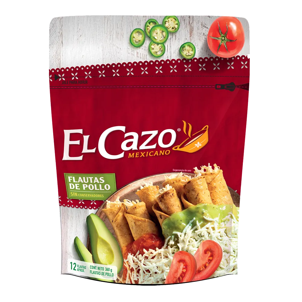 Flautas De Pollo Del Cazo 12 Pza