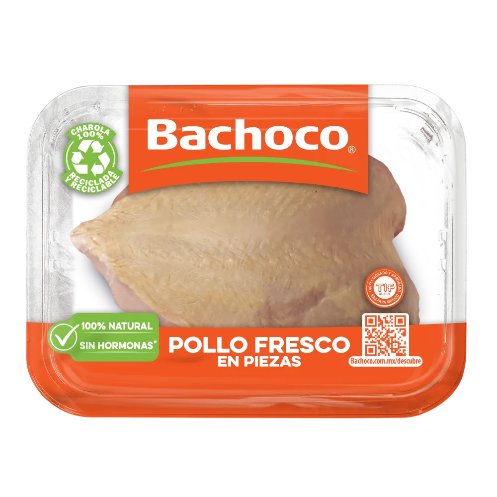 Pechuga De Pollo Con Hueso Bachoco Kg