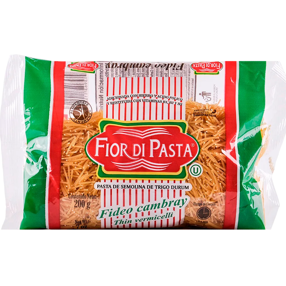 Pasta Para Sopa Fideo Cambray Fior Di Pasta 200 g