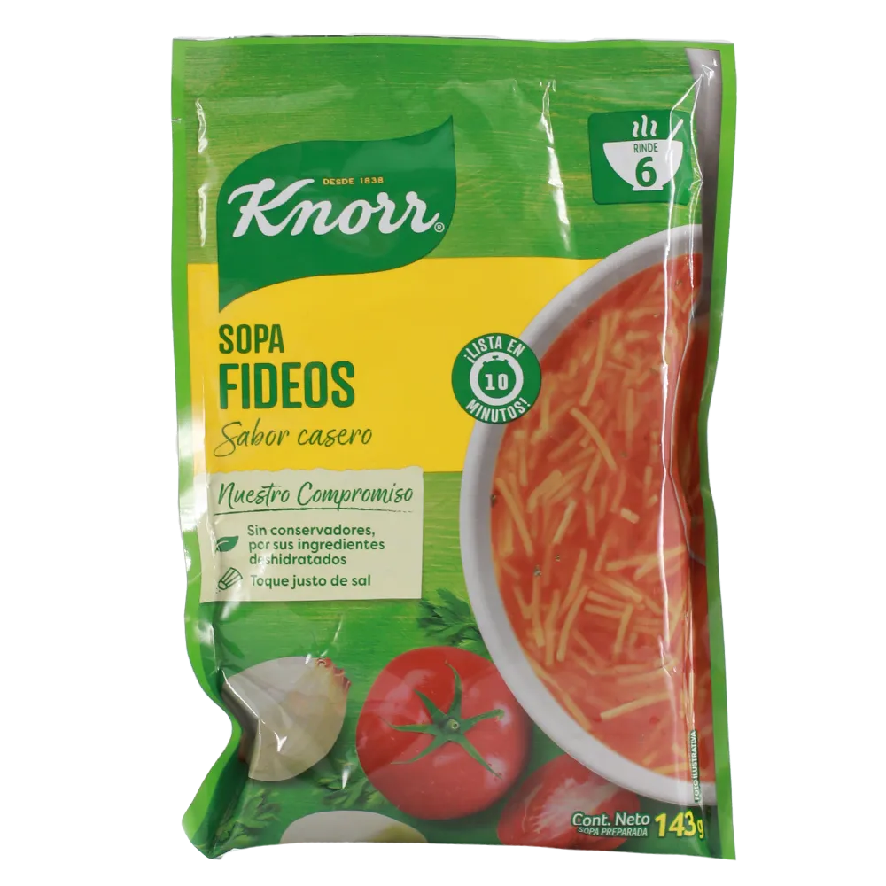 Sopa de Fideo Instantanea Knorr 143 g