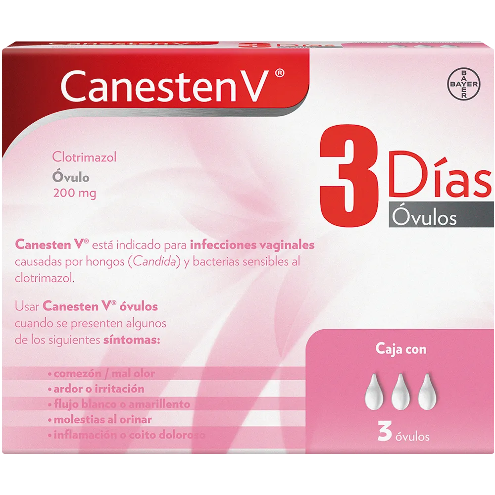 Canesten V 3D 200 Mg Ovulos Bay Consum 3 Pza
