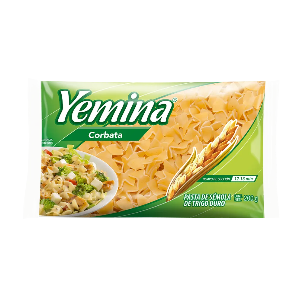 Pasta Para Sopa Corbata Yemina 200 g