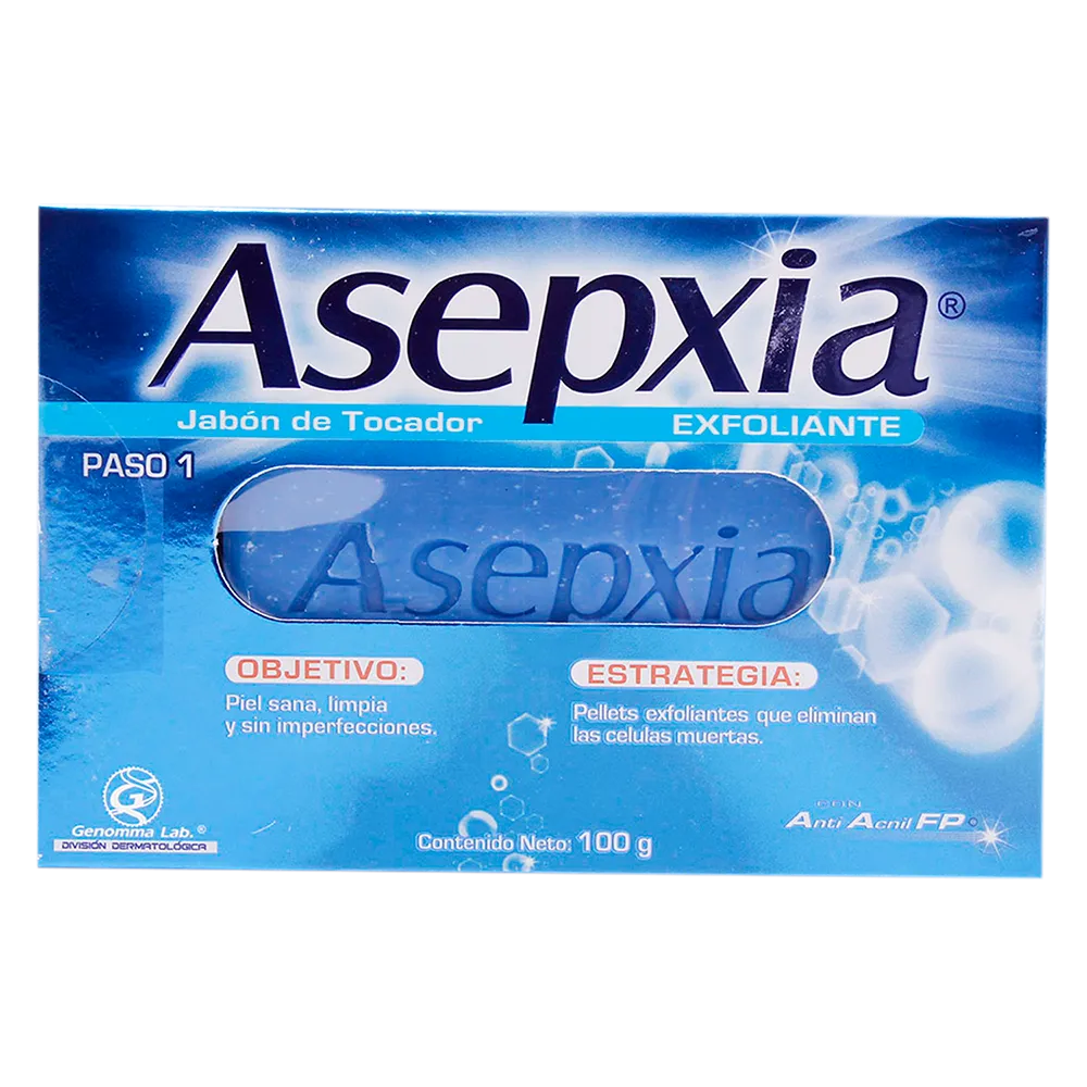 Asepxia Jabon Exfoliante Genommalab 100 g