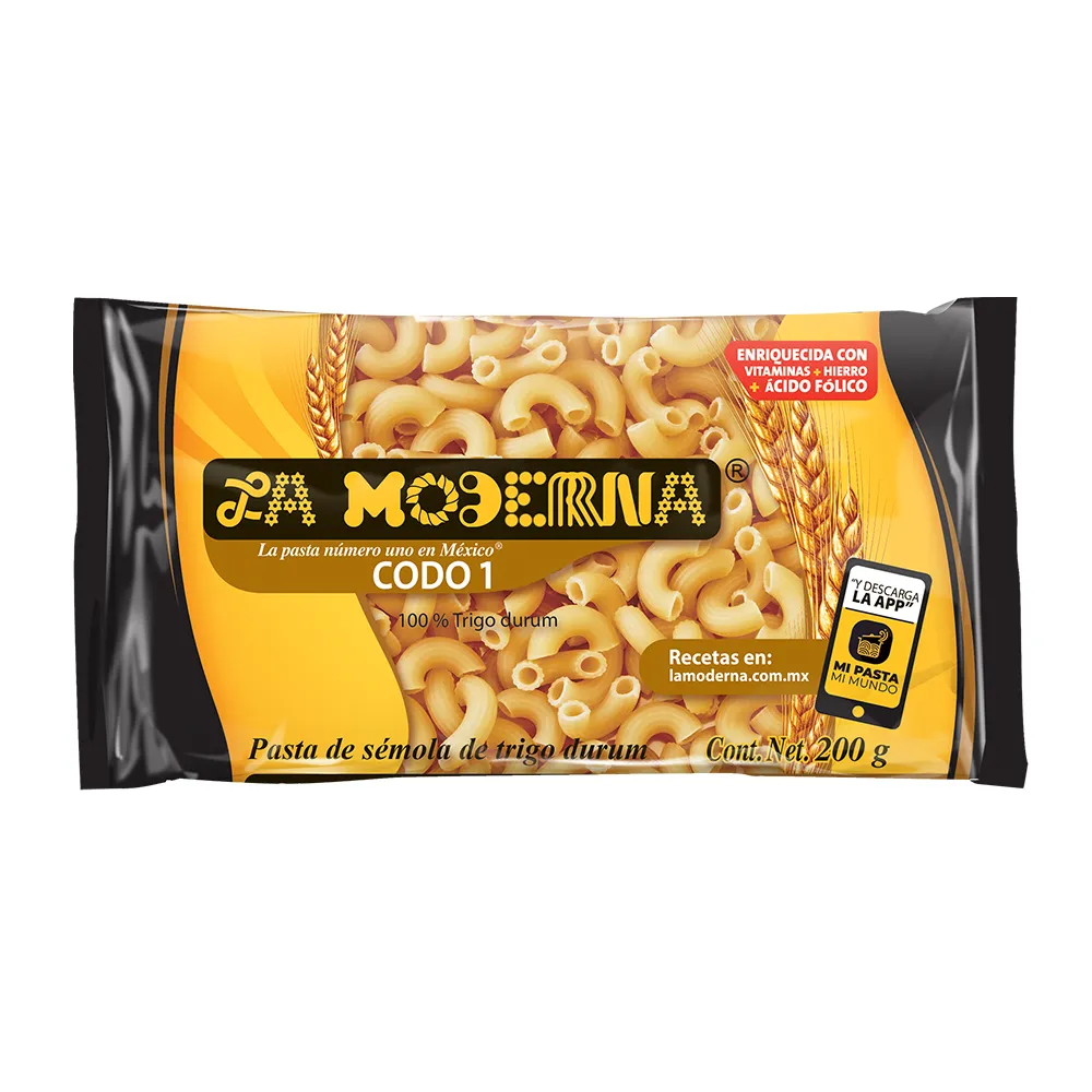 Pasta Para Sopa Codo La Moderna 200 g