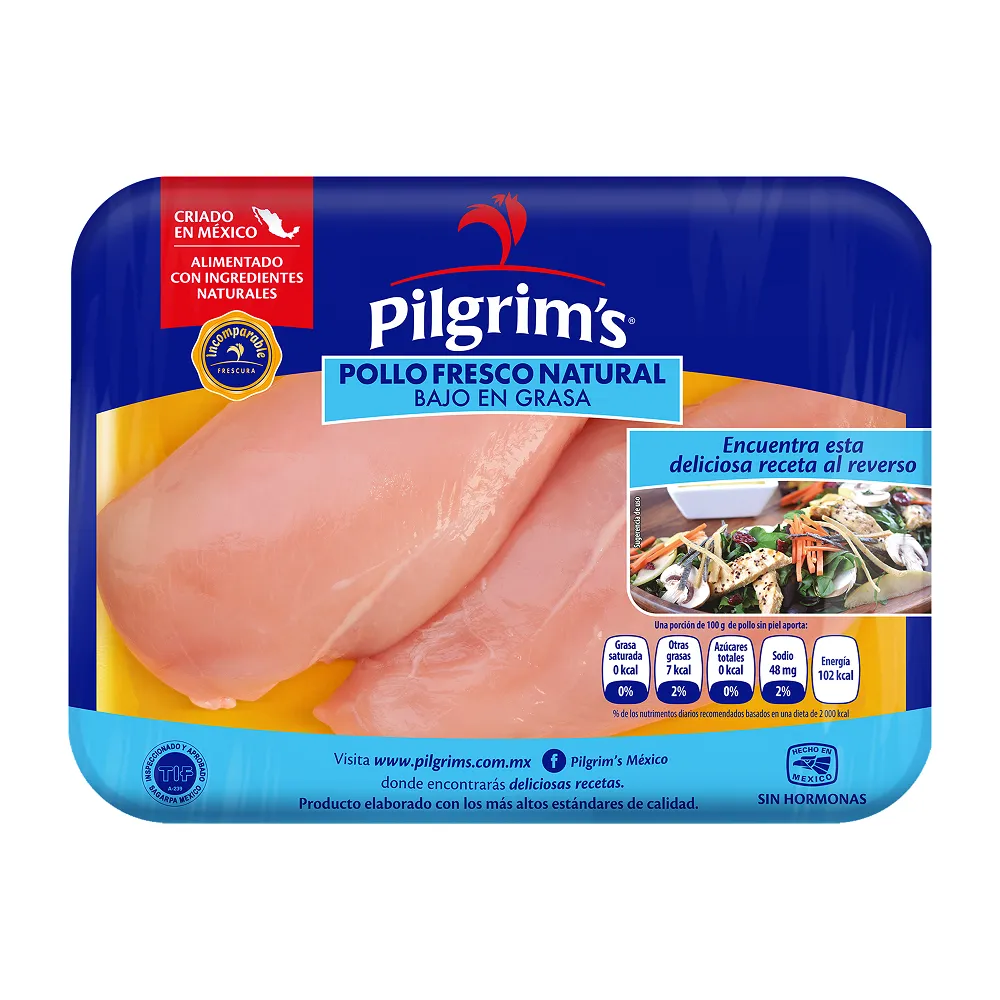 Pechuga De Pollo Sin Hueso Pilgrims Kg