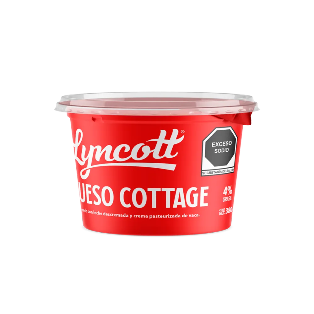 Queso Cotagge 4% Grasa Lyncott 380 g