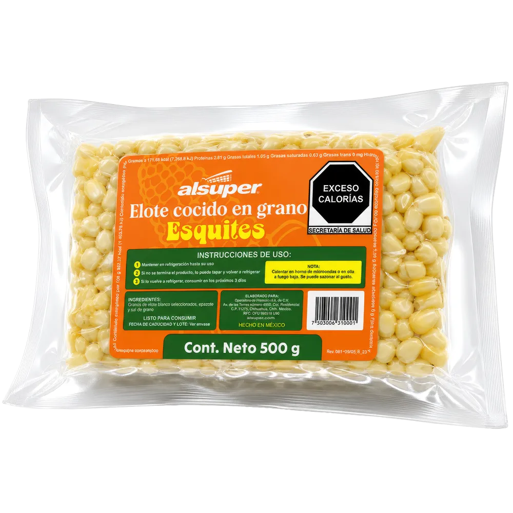 Elote Cocido Alsuper Pza