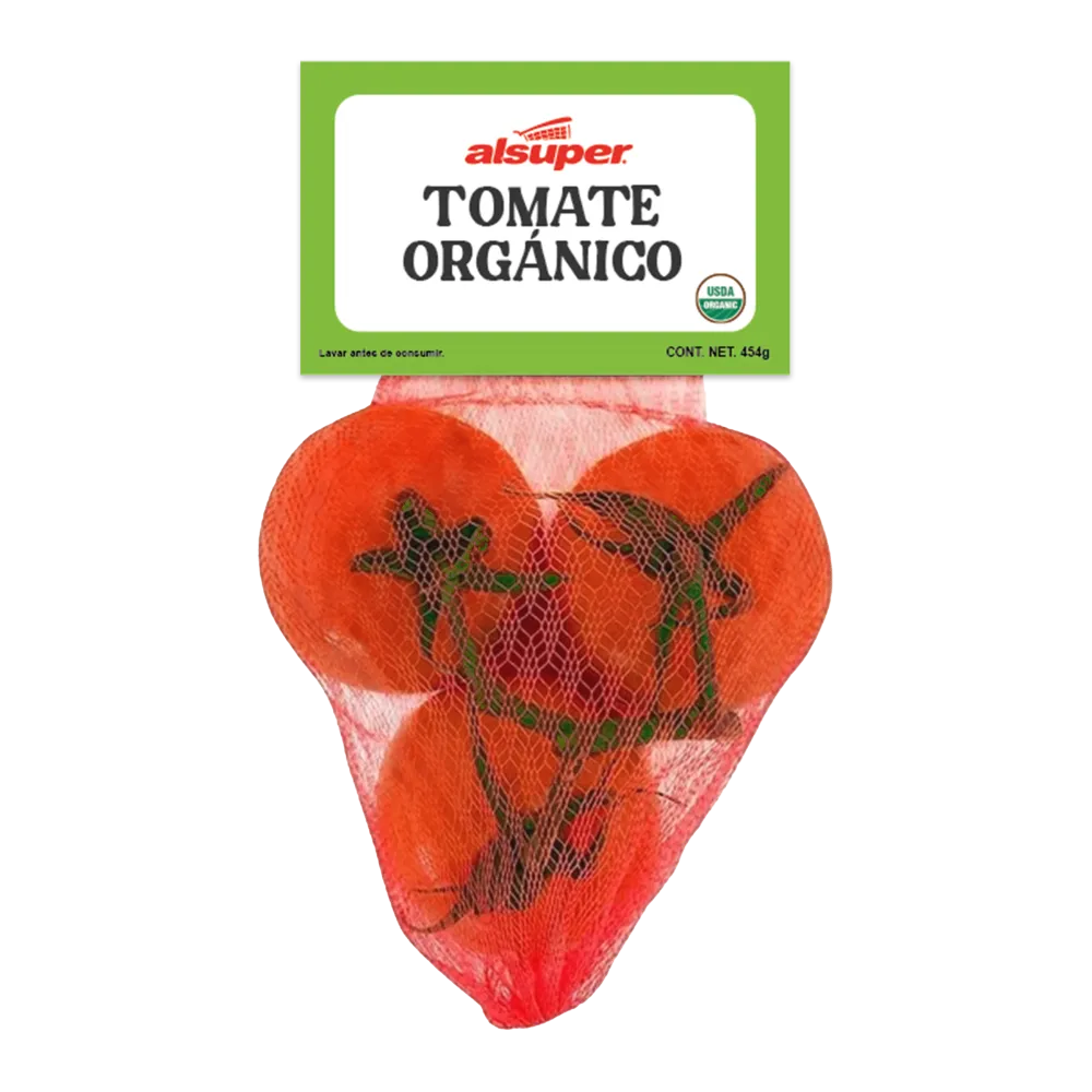 TOMATE EN RACIMO ORGANICO ALSUPER 1 PIEZA