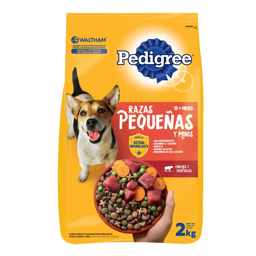 Alimento Seco Para Perro Razas Pequenas Irresistible Pedigree 2 Kg