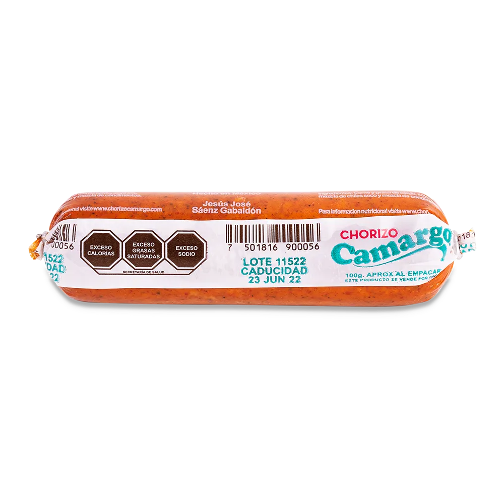 Chorizo Camargo 100 Gr