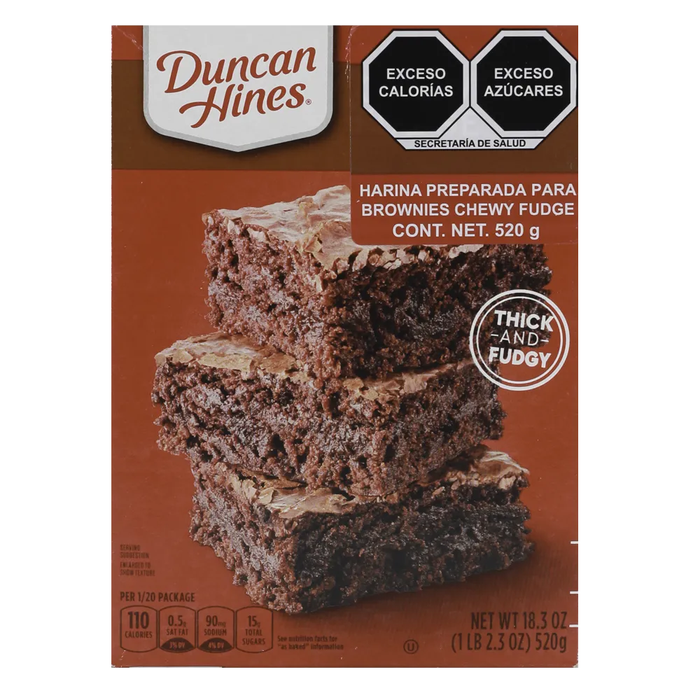 Harina Para Brownies Duncan Hines 520 Gr