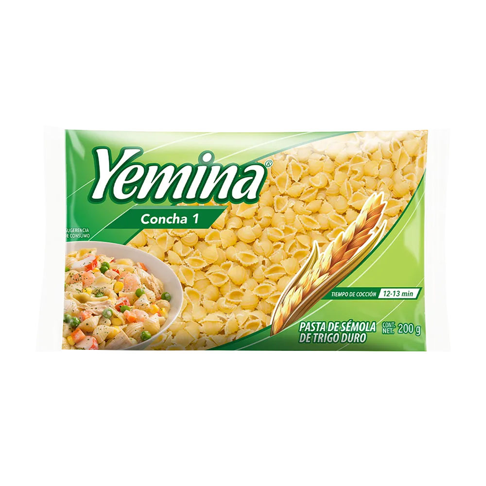 Pasta Para Sopa Concha Chica Yemina 200 G