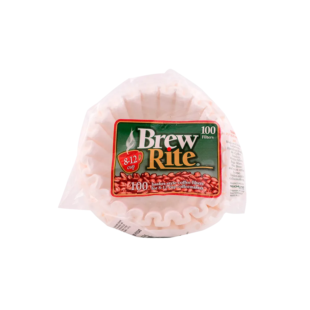 Filtros Para Cafetera 100 Pzs Brew Rite 1 Paquete