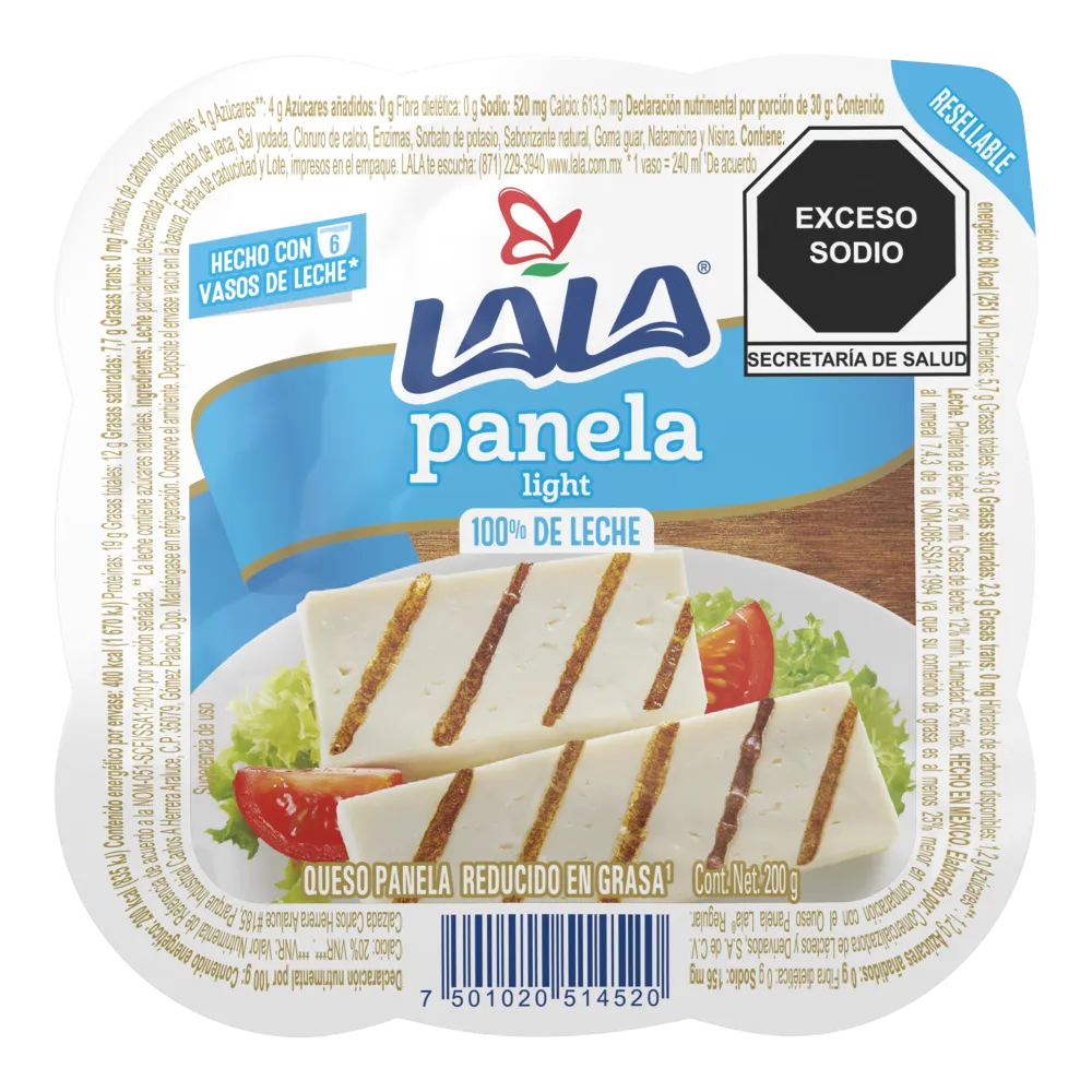 Queso Panela Light Lala 200 g