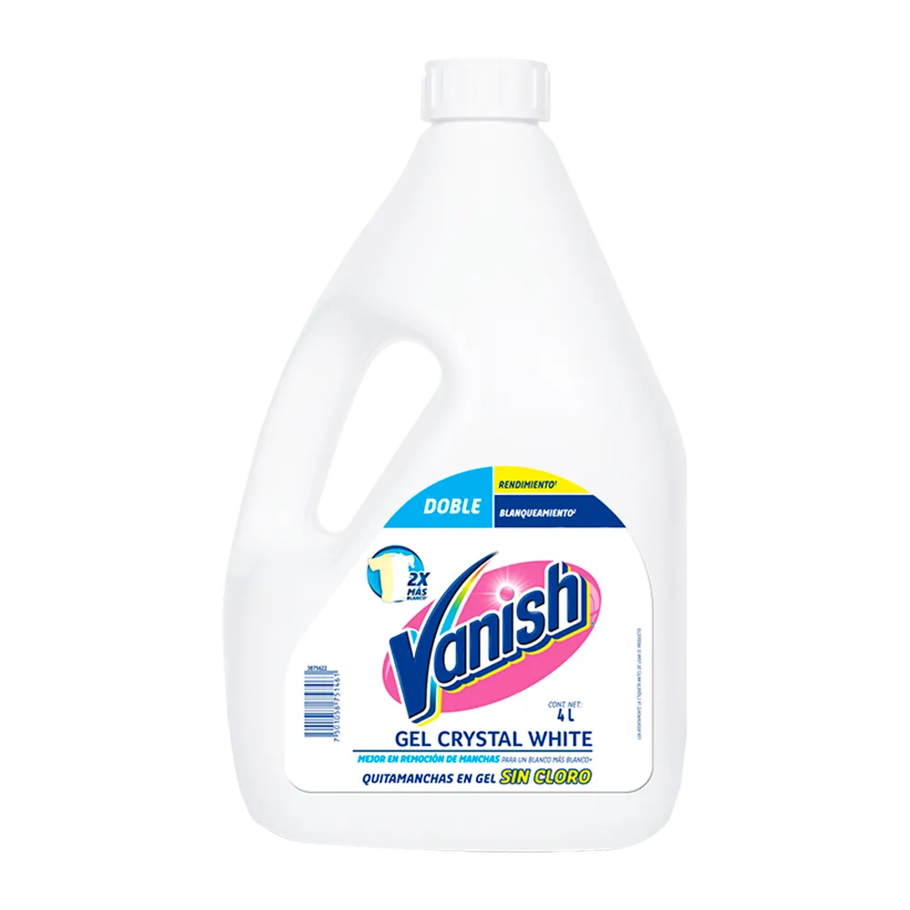 Removedor de manchas ropa blanca Vanish 4 lt