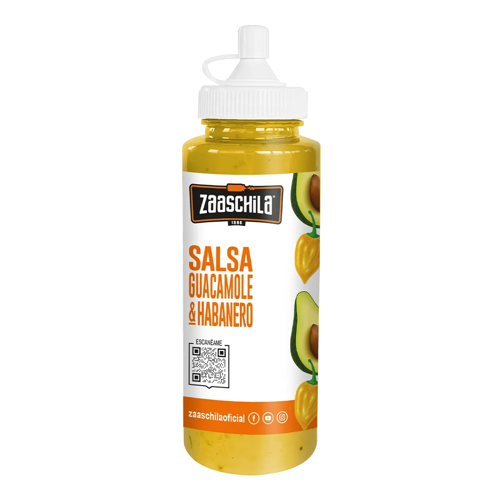 Salsa Guacamole Y Habanero Zaaschila 265 g