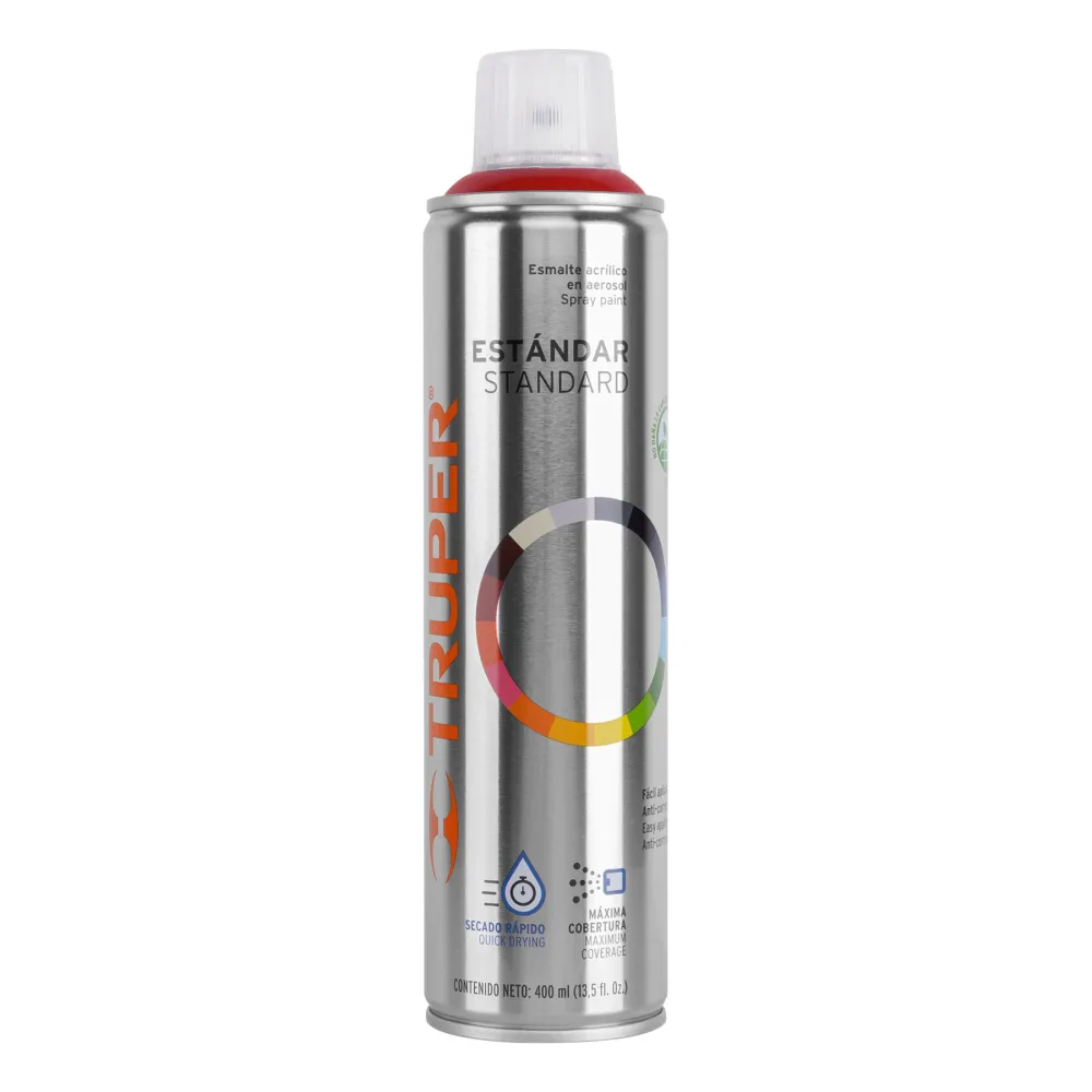 Pintura En Aerosol Rojo Truper 400 Ml