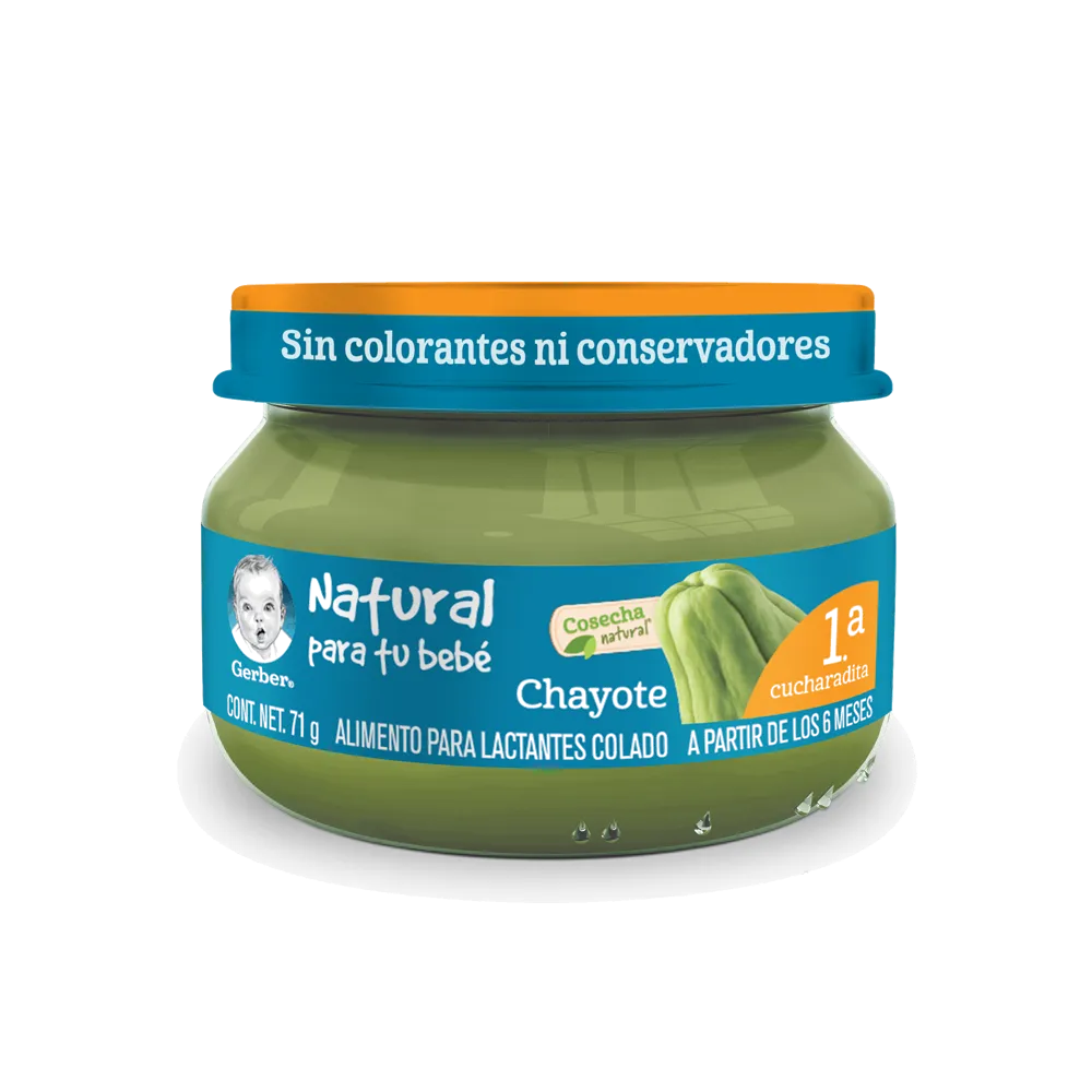 Papilla Gerber Primera Etapa Chayotes   71G