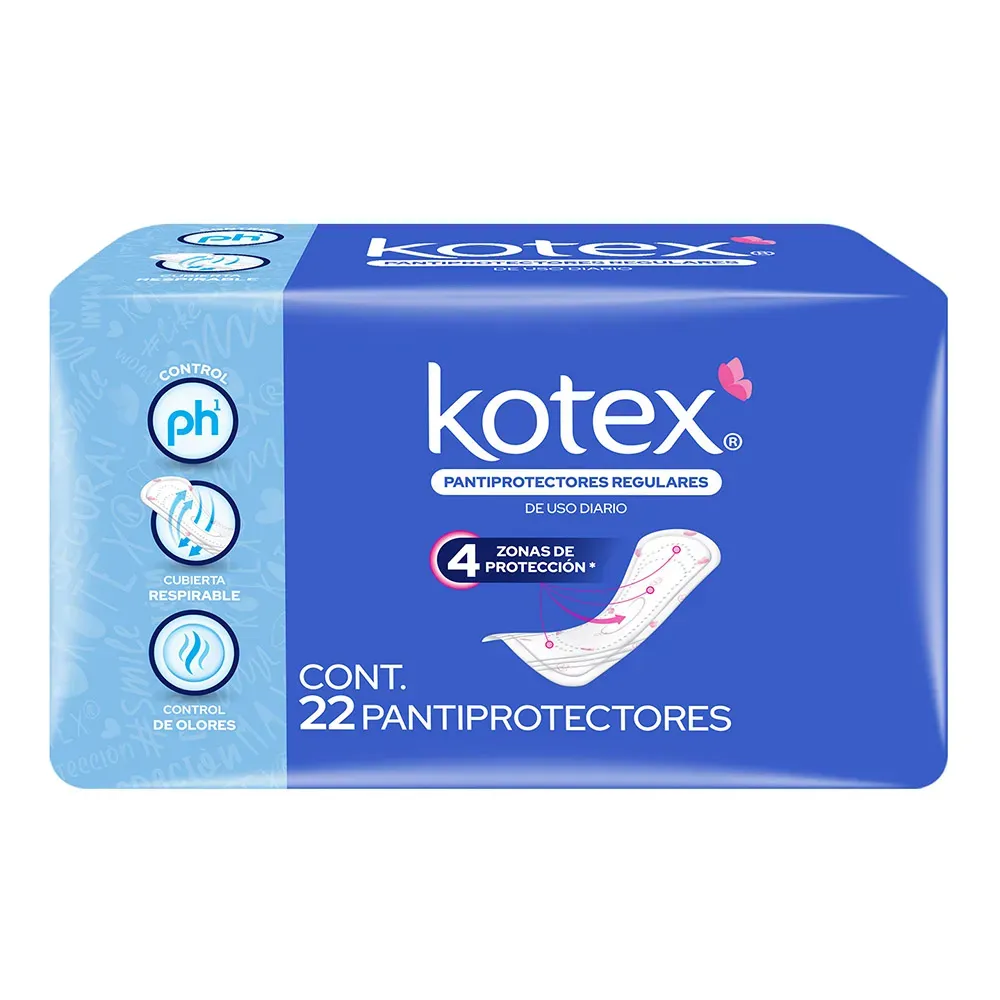 Pantiprotector Kotex 22 Pza