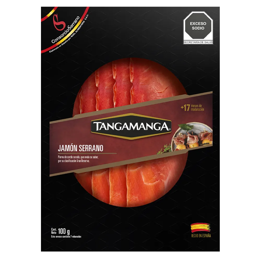 Jamon Serrano Español Tangamanga 100 g
