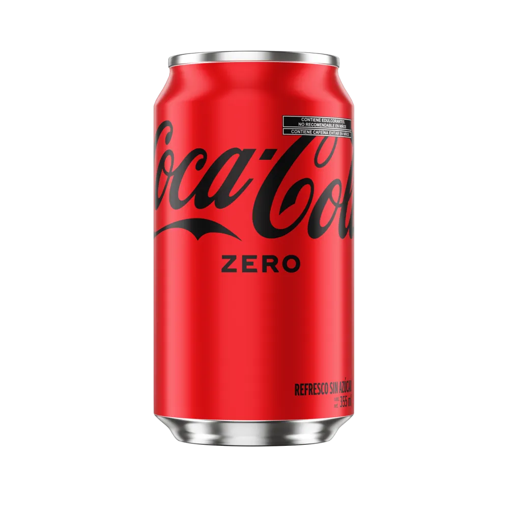 Refresco Lata Cola Sin Azucar Coca Cola 355 Ml