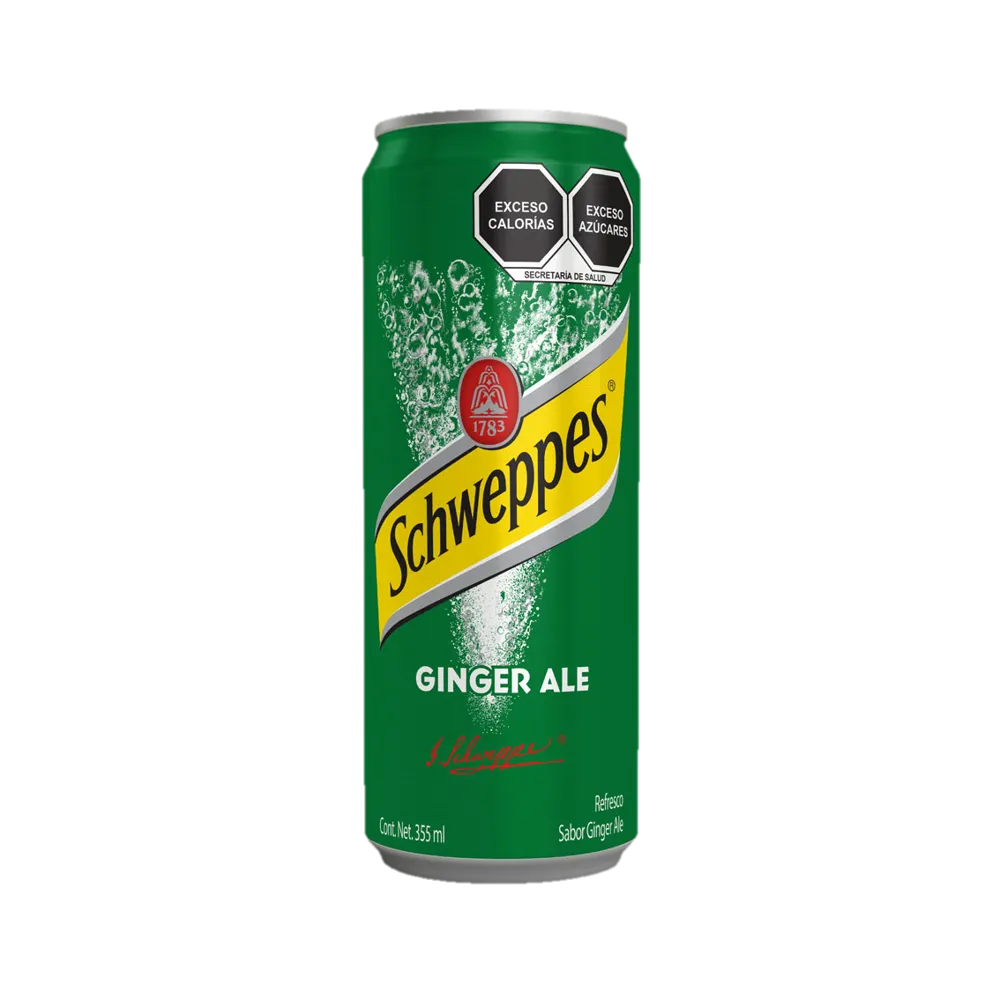 Agua Ginger Ale Schweppes 355 Ml
