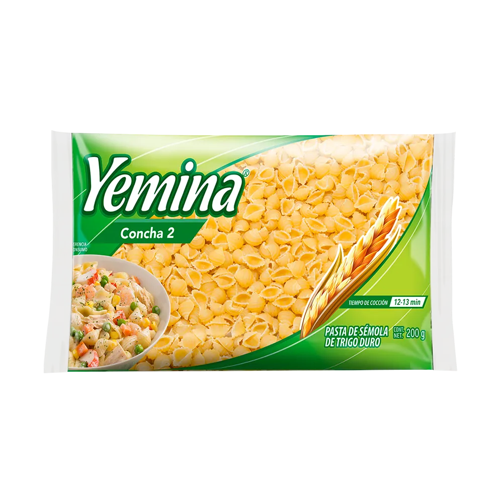 Pasta Para Sopa Concha Grande Yemina 200 G