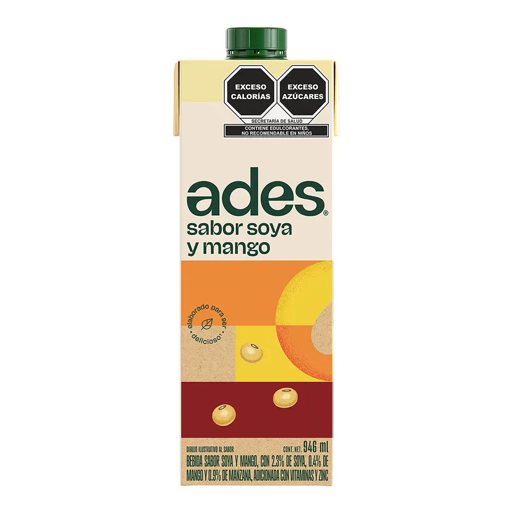 Bebida Soya Mango Ades 946 Ml
