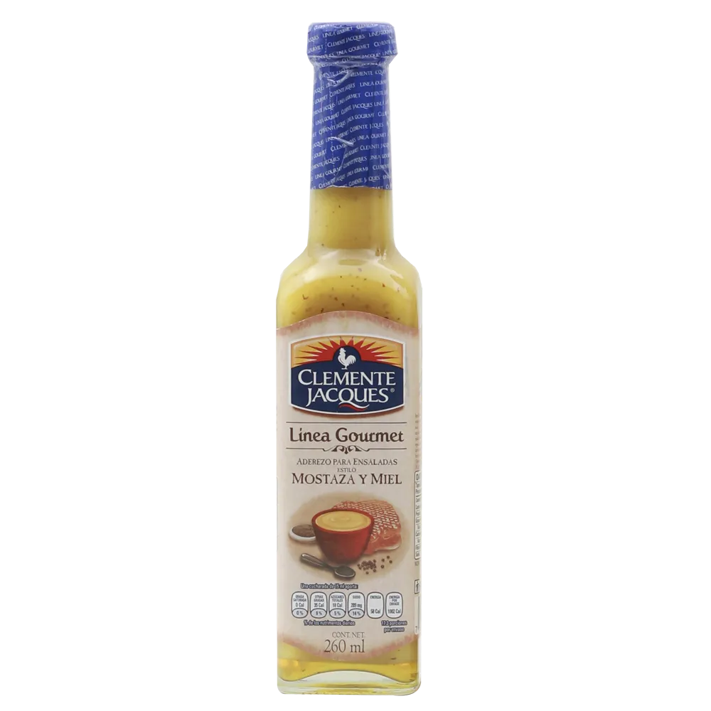 Aderezo Para Ensalada Mostaza Y Miel Clemente Jaques 260 Gr