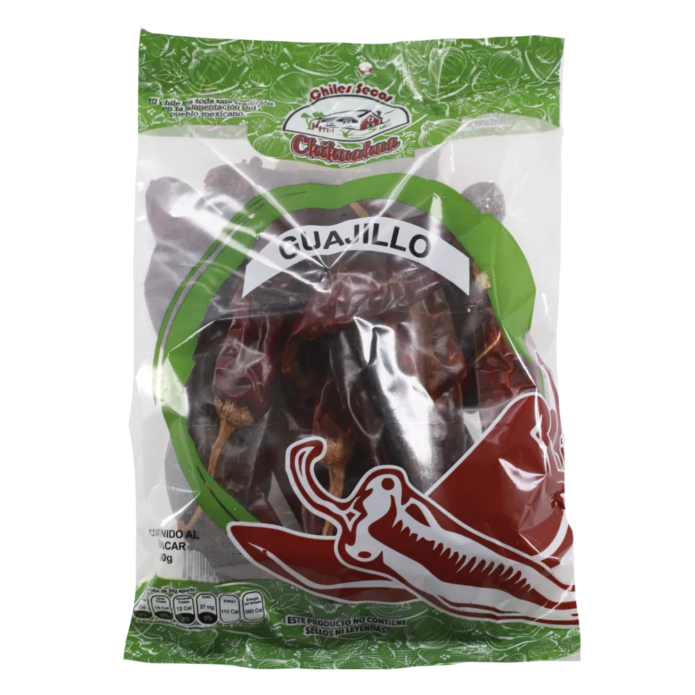 Chile Seco Guajillo Secos Chih. 100 Gr
