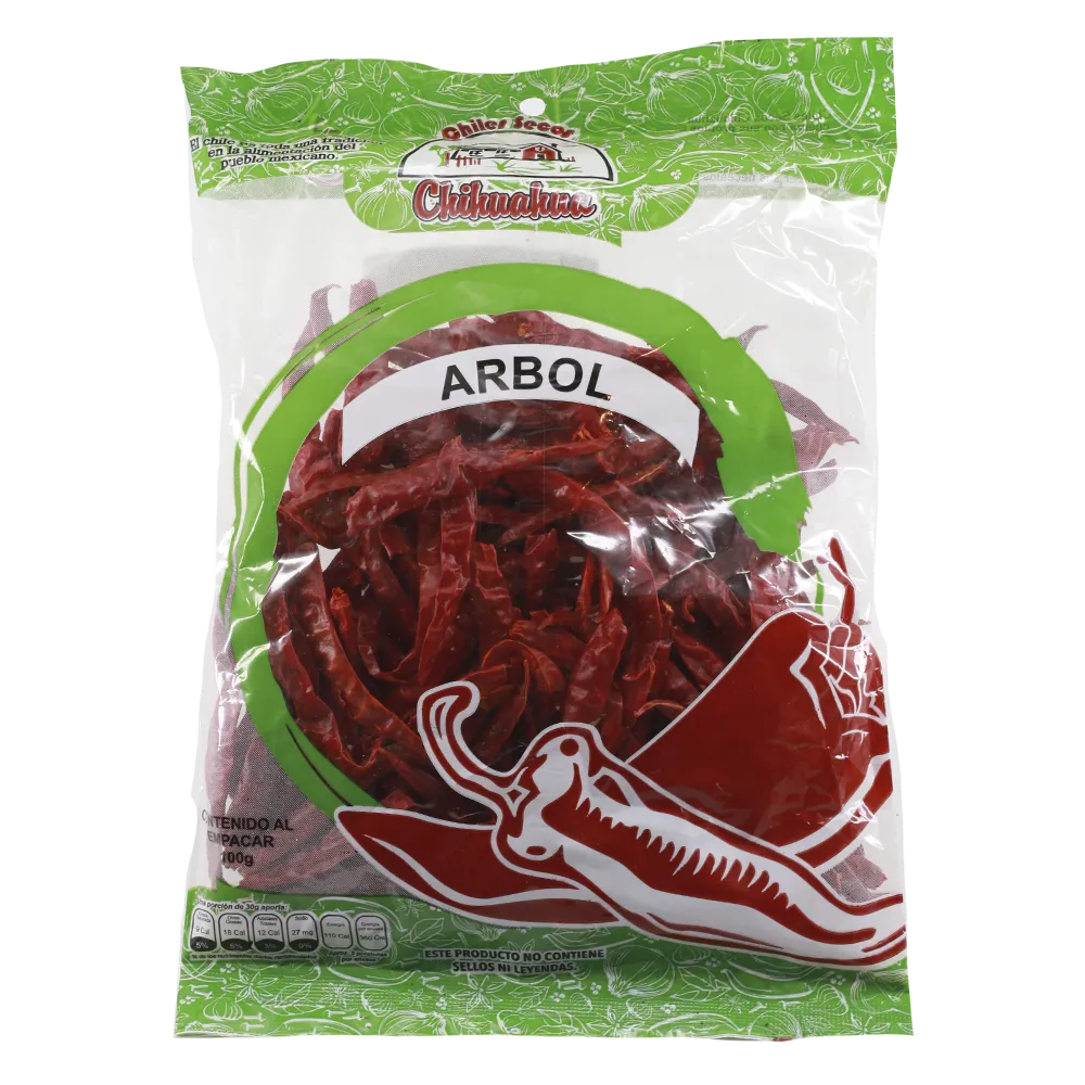 Chile Seco Arbol Secos Chih. 100 Gr